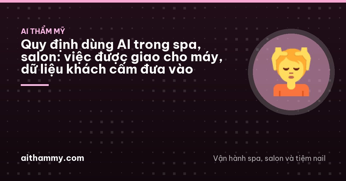 Staff meeting in a small Bac Ninh nail shop after closing, owner standing and three technicians seated on stools, all seen from behind, closed laptop on counter, dim warm light